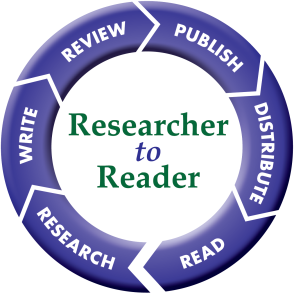 Researcher to Reader logo